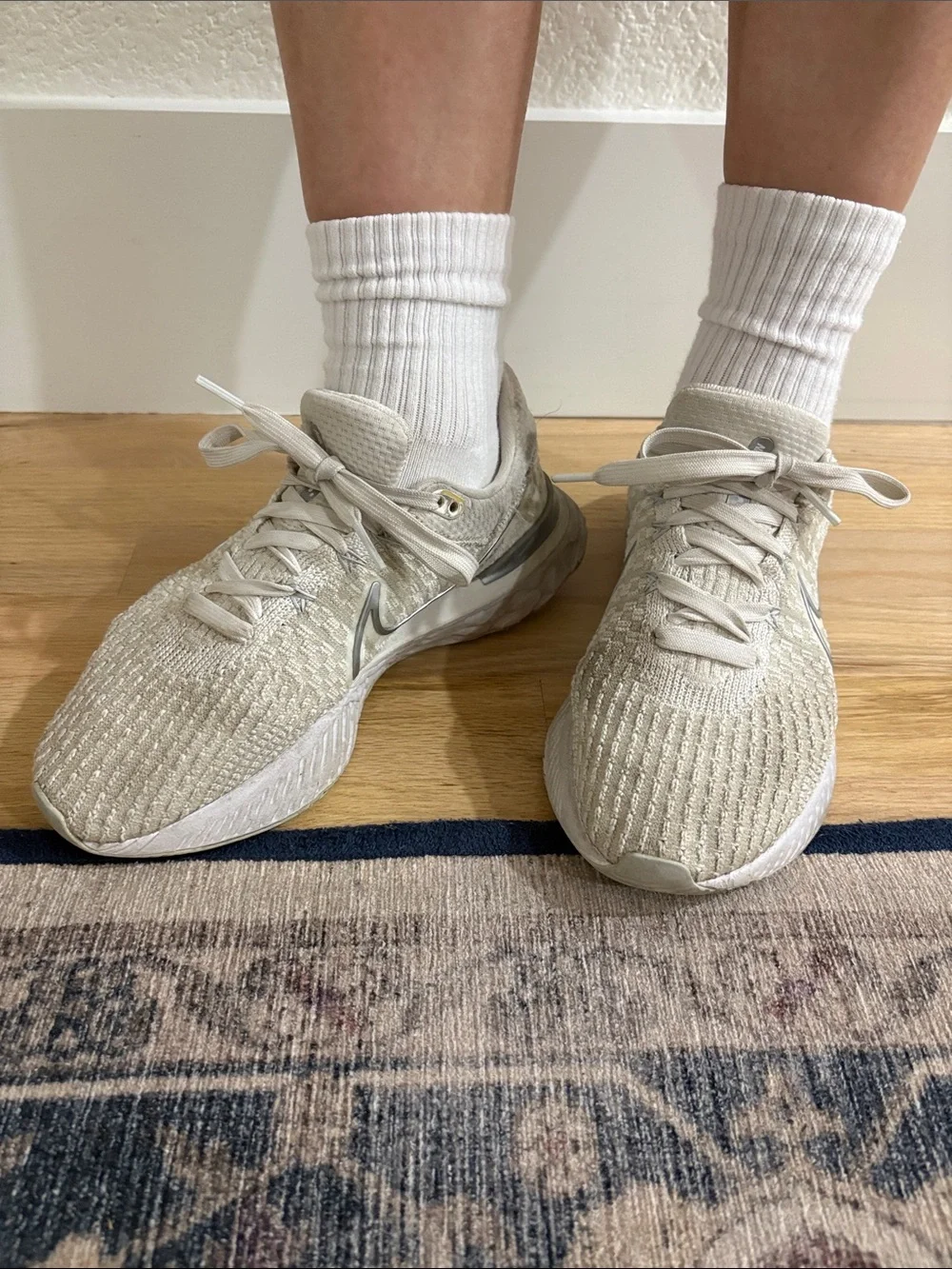 Nike Women's Athletic Sneakers in Light Cream/Beige